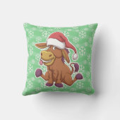 クリスマスロバの漫画 クッション (裏面)