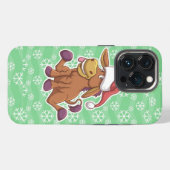 クリスマスロバの漫画 iPhoneケース (裏面横)