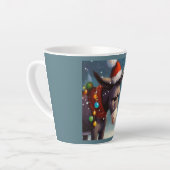 クリスマスロバ2 カフェラテマグ (左アングル)