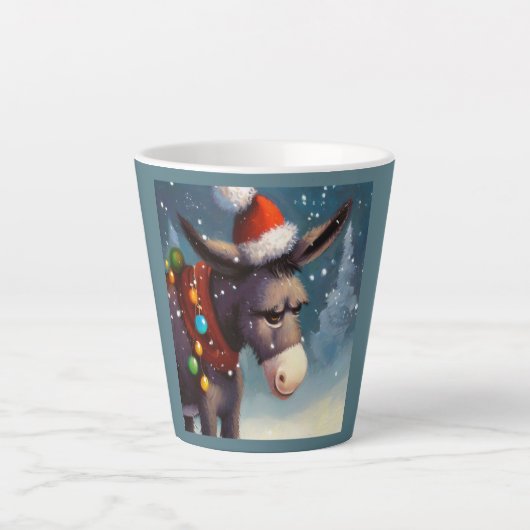 クリスマスロバ2 カフェラテマグ (正面)