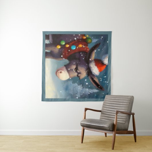 クリスマスロバ2 タペストリー (インサイチュ(横))