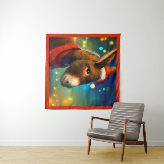 クリスマスロバ3 タペストリー (インサイチュ(横))