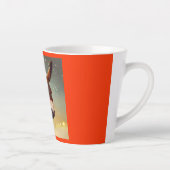 クリスマスロバ4 カフェラテマグ (右)