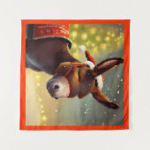 クリスマスロバ4 タペストリー (正面(横))