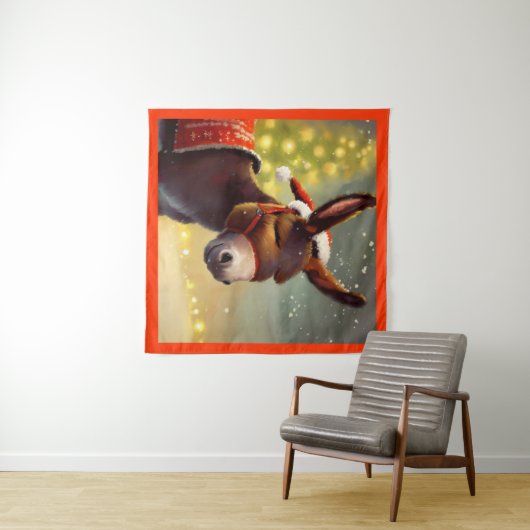 クリスマスロバ4 タペストリー (インサイチュ(横))