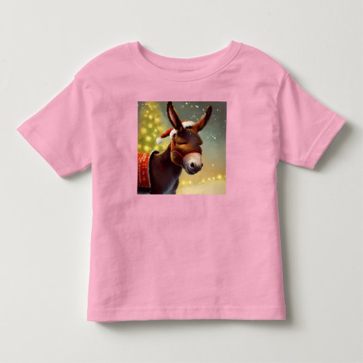 クリスマスロバ4 トドラーTシャツ (正面)