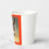 クリスマスロバ4 紙コップ (左)