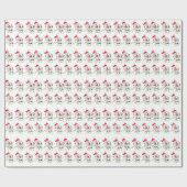 クリスマスロバ ラッピングペーパー (フラット)