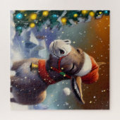 クリスマスロバ(1) ジグソーパズル (横)