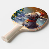 クリスマスロバ(1) 卓球ラケット (正面アングル)