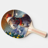 クリスマスロバ(1) 卓球ラケット (横)