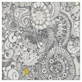 クリスマスロビンツリー ファブリック (クローズアップ)