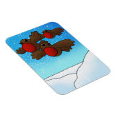 クリスマスロビンバード磁石 マグネット (右側)