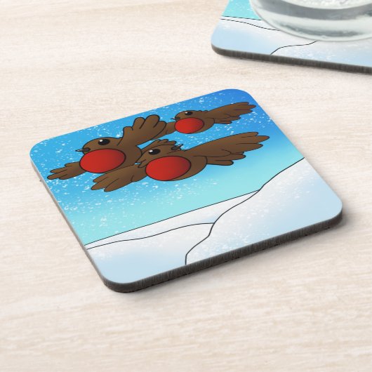 クリスマスロビンバード コースター (左側)