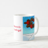 クリスマスロビンバード コーヒーマグカップ (正面右)