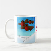 クリスマスロビンバード コーヒーマグカップ (左)