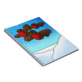 クリスマスロビンバード ノートブック (右側)