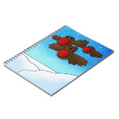 クリスマスロビンバード ノートブック (左側)