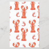 クリスマスロブスタークロウフィッシュ甲殻類フライヤー チラシ (裏面)