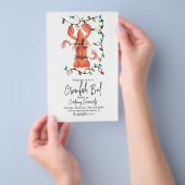 クリスマスロブスタークロウフィッシュ甲殻類フライヤー チラシ (ハンドル)