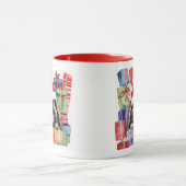 クリスマスロプバニーウサギ マグカップ (中央)