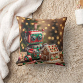 クリスマスロボット クッション (ブランケット)