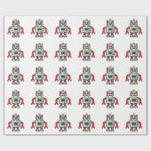 クリスマスロボット ラッピングペーパー (フラット)