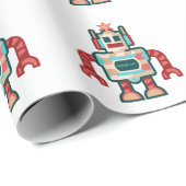 クリスマスロボット ラッピングペーパー (ロールコーナー)