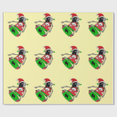 クリスマスロボット ラッピングペーパー (フラット)