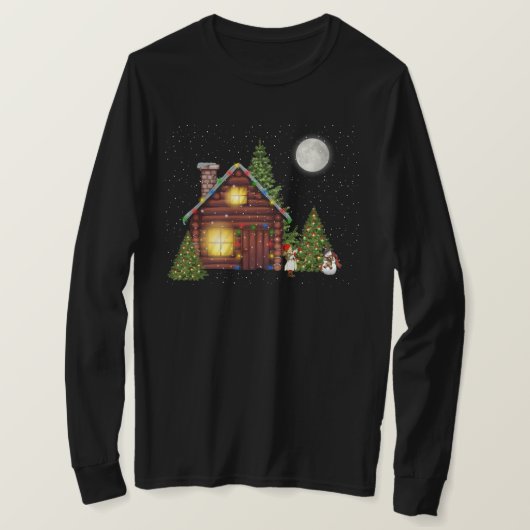 クリスマスロングTシャツ Tシャツ (デザイン正面)