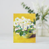 クリスマスローズのクロード・モネの花の花のペンキ シーズンポストカード (スタンド正面)
