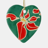 クリスマスローズ セラミックオーナメント (右)