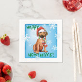 クリスマスローデシアンのリッジバックナプキンス スタンダードカクテルナプキン (インサイチュ)