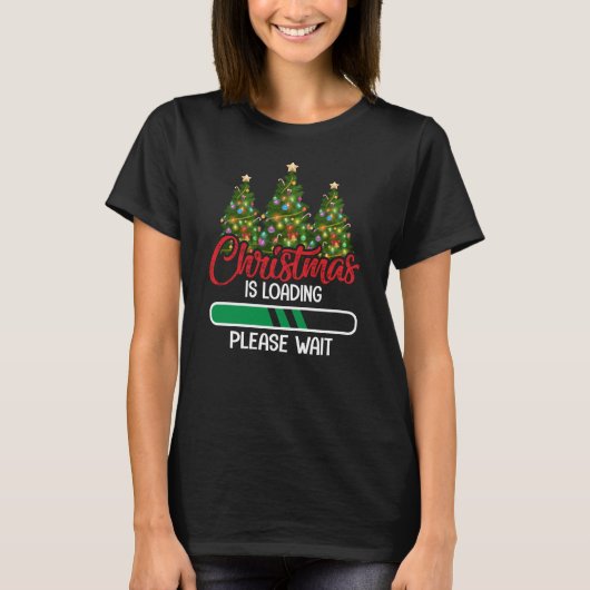 クリスマスロードおもしろいクリスマスことわざ Tシャツ (正面)