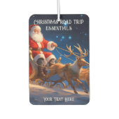クリスマスロードトリップの必需品 カーエアーフレッシュナー (正面)