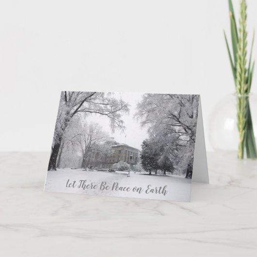 クリスマスローリーNCノースカロライナ州キャピトル シーズンカード (正面)