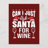 クリスマスワおもしろいイン好き シーズンポストカード (正面)