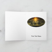 クリスマスワイズメンズベツレヘムの黄金の星 シーズンカード (内部)