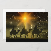 クリスマスワイズメンズベツレヘムの黄金の星 シーズンカード (正面/裏面)