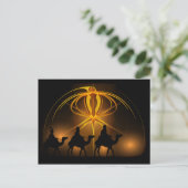 クリスマスワイズメンズベツレヘムの黄金の星 シーズンポストカード (スタンド正面)