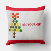 クリスマスワイヤーの輝く装飾用クッション クッション (裏面)