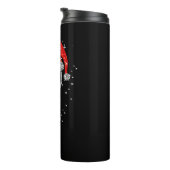 クリスマスワイングラス雪片サンタハットレッドワイン タンブラー (回転右)