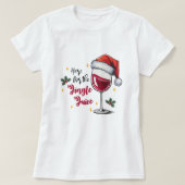 クリスマスワインシャツジャングル Tシャツ (デザイン正面)