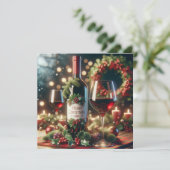 クリスマスワインホリデーカード シーズンカード (スタンド正面)