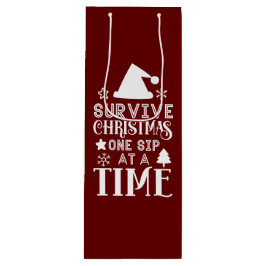 クリスマスワインホルダー ワインギフトバッグ