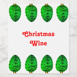 クリスマスワインボトルラベル ワインラベル