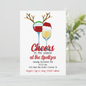 クリスマスワイン招待状 招待状 (スタンド正面)