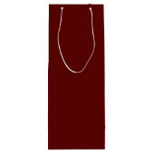 クリスマスワイン無地のカラー ワインギフトバッグ (裏面)