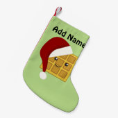 クリスマスワッフル スモールクリスマスストッキング (正面 (吊り時))