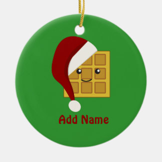 クリスマスワッフル セラミックオーナメント